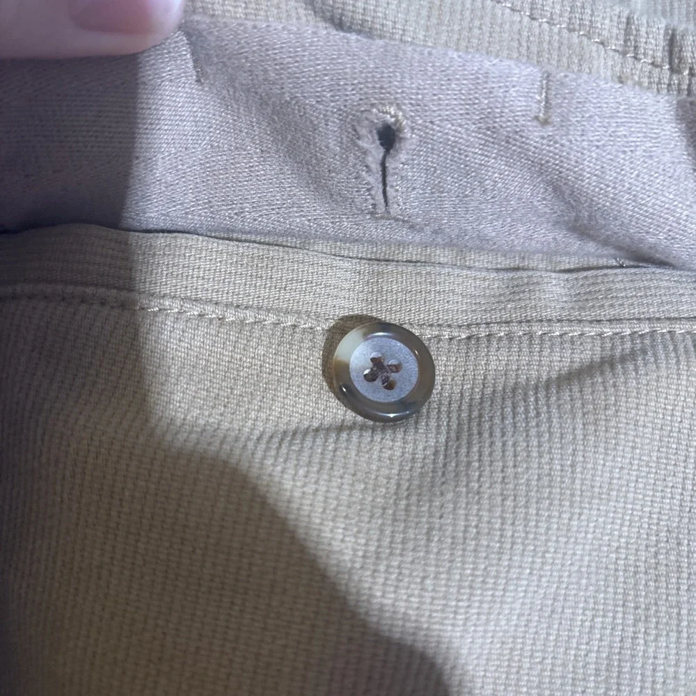 Men's‎ Talbots Micro Corduroy Beige Pants 34W32L